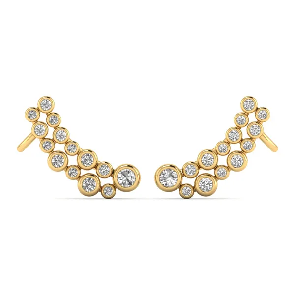 Fantasia Iris Bouquet Earrings - Laboratory-Grown Diamond Earrings