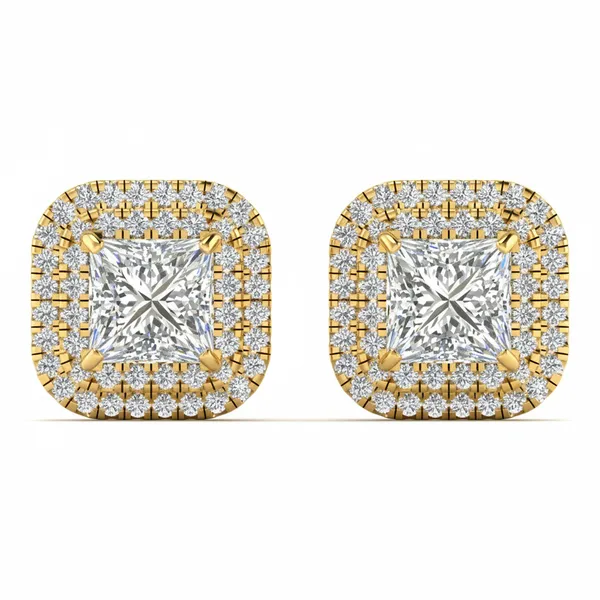The Thalia Medallion Chandelier Earrings - Laboratory-Grown Diamond Earrings