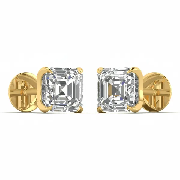 Novella Single Diamond Studs - View 2