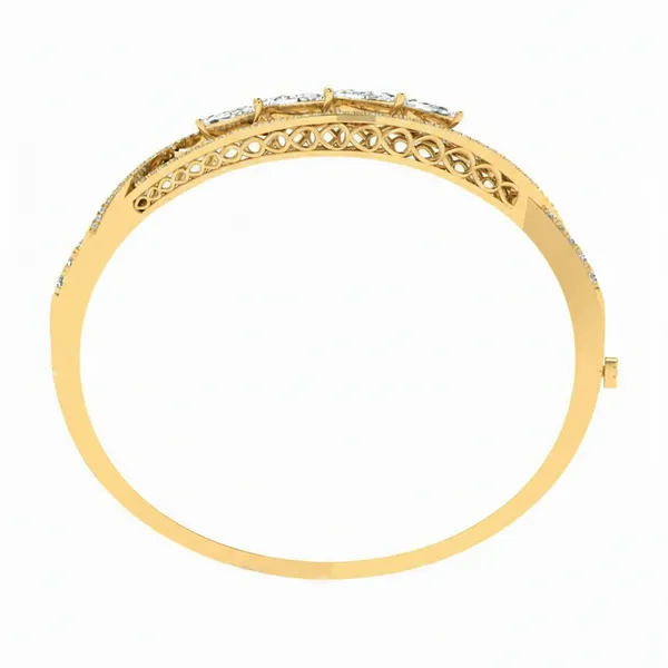 Bold Celestial Diamond Bangle - View 3