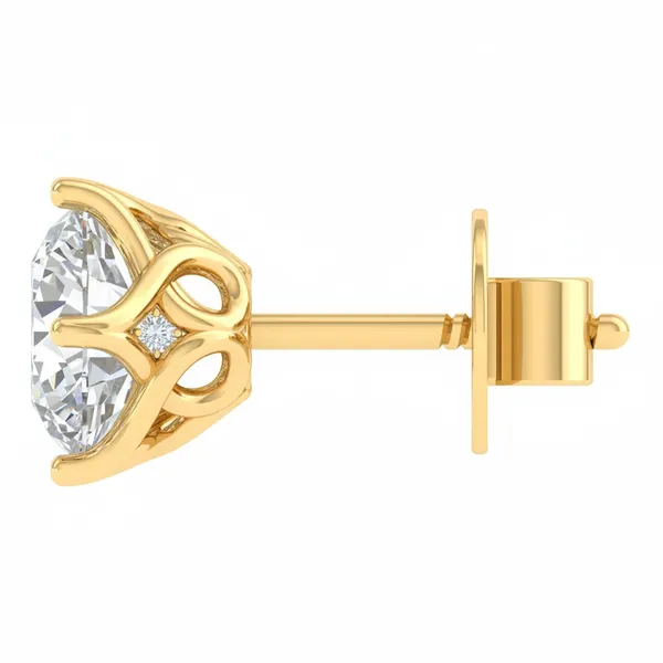 Novella Solitaire Studs - View 3