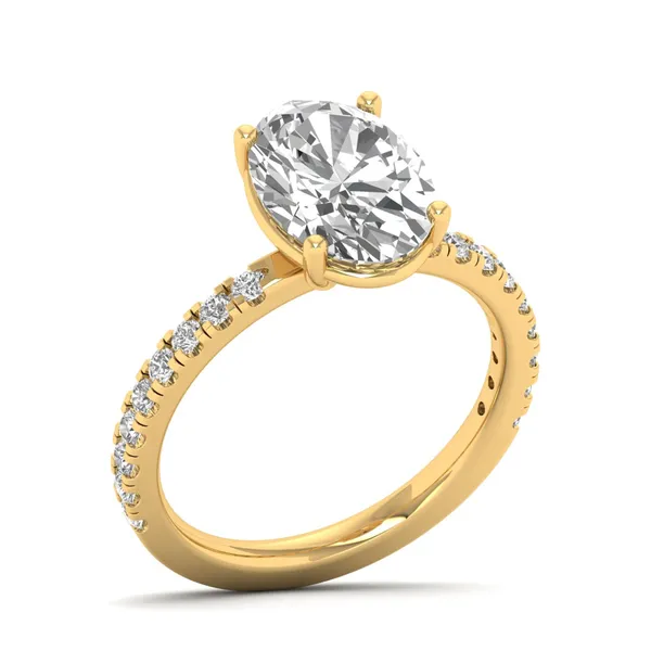 Mesmerizing Bypass Diamond Ring - Laboratory-Grown Diamond Ladies Ring