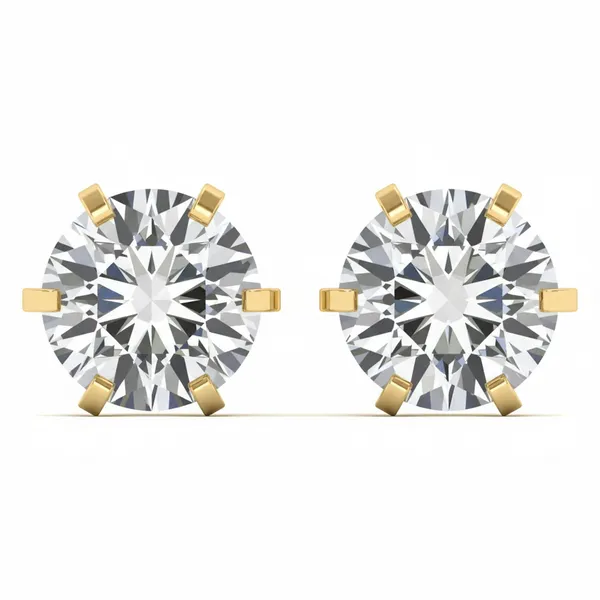 Illumina Solitaire Earrings - Laboratory-Grown Diamond Earrings