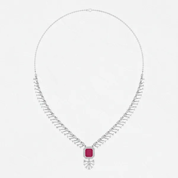 Alluring Twilight Diamond Necklace - Laboratory-Grown Diamond Necklace