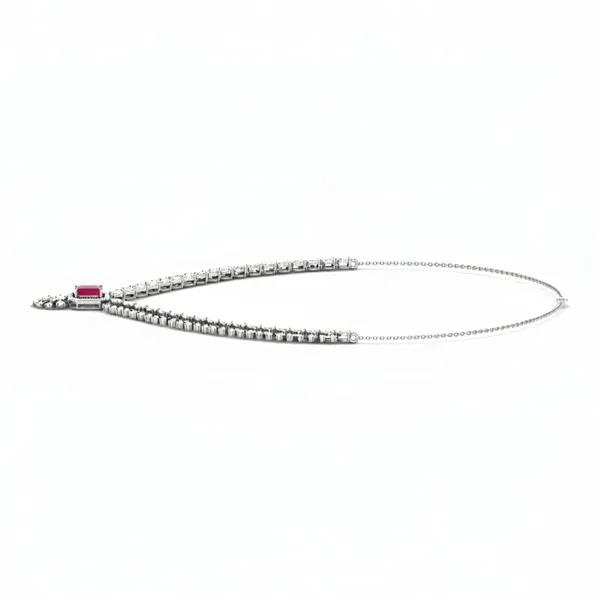 Alluring Twilight Diamond Necklace - View 2
