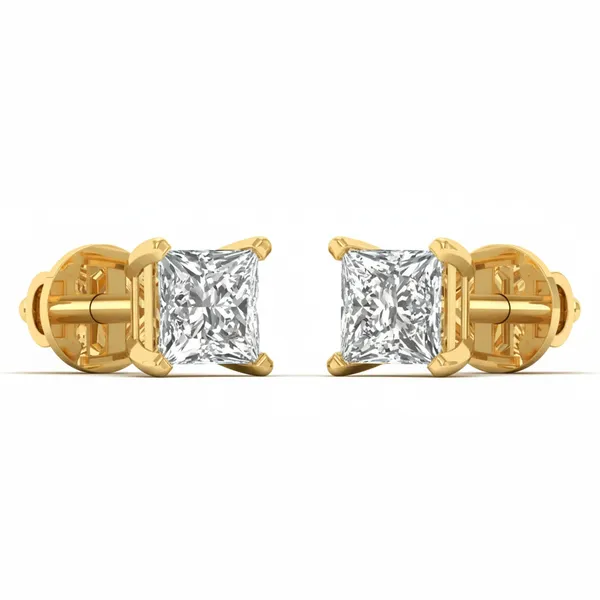 Lumiere Diamond Studs - View 2