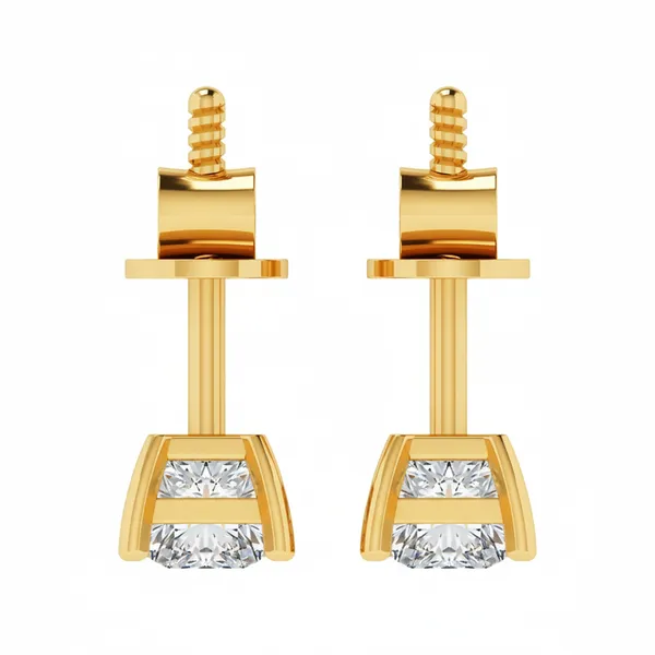 Lumiere Diamond Studs - View 4