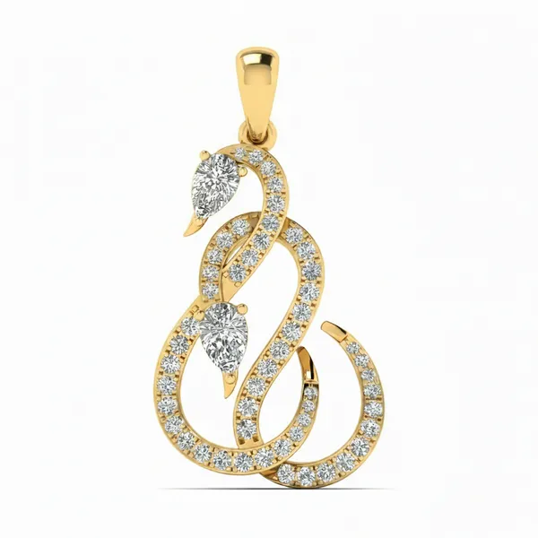Ethereal Evil Eye Diamond Pendant - Laboratory-Grown Diamond Pendant