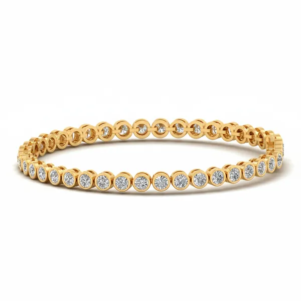 Exquisite Curb Diamond Bracelet - View 2