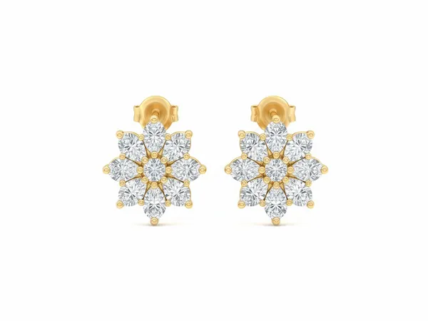 Ultravioletta Ribbon Linear Drop Earrings - View 2