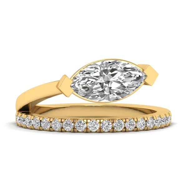 Gleaming Band Diamond Ring - View 2