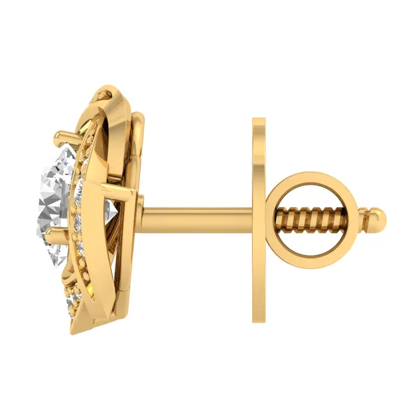 Zarina Twist Swing Earrings - View 3