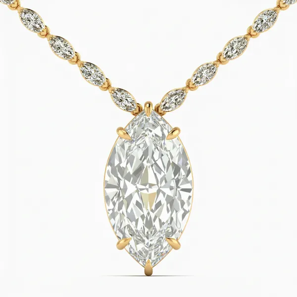 Exquisite Accent Diamond Necklace - View 4