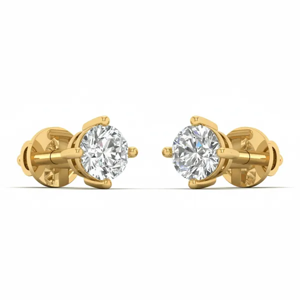 The Aurelian Wreath Solo Stone Earrings - View 2