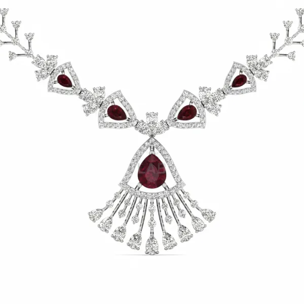 Glamorous Collar Diamond Necklace - View 4