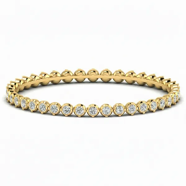 Sparkling Moonbeam Diamond Bangle - Laboratory-Grown Diamond Bangle
