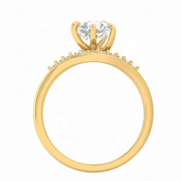 Bespoke Pave Diamond Ring - View 3