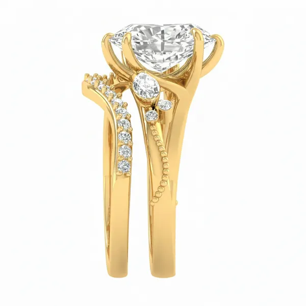 Bespoke Pave Diamond Ring - View 4