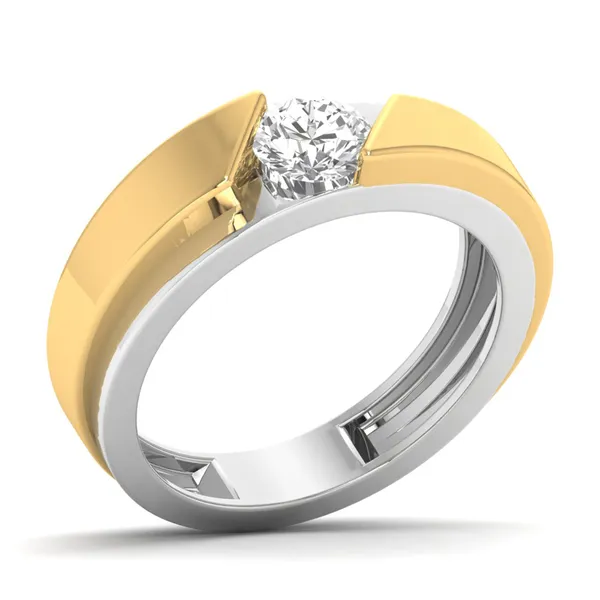 Sophisticated Celtic Diamond Ring - Laboratory-Grown Diamond Ladies Ring