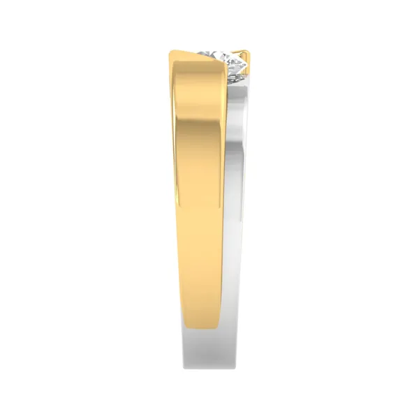 Sophisticated Celtic Diamond Ring - View 4
