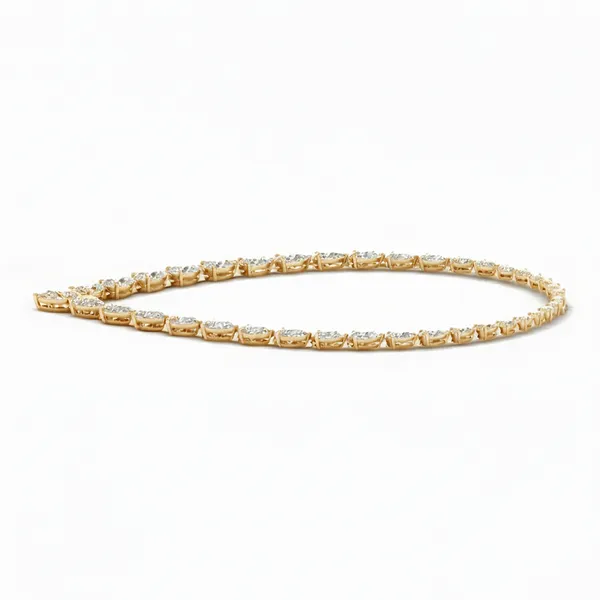 Exquisite Lariat Diamond Necklace - View 2