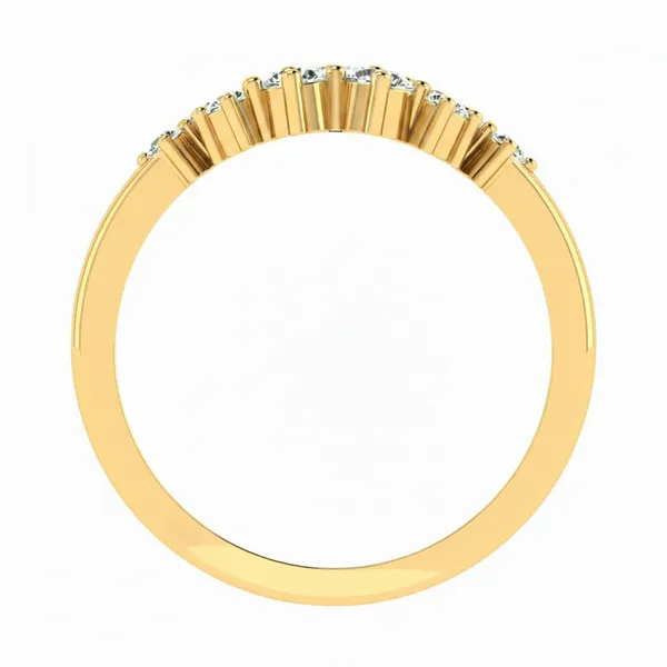 Radiant Filigree Diamond Ring - View 3
