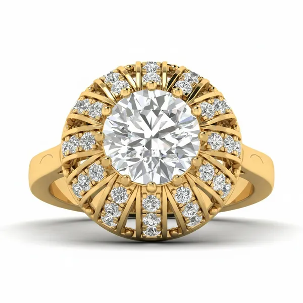Bespoke Band Diamond Ring - View 2