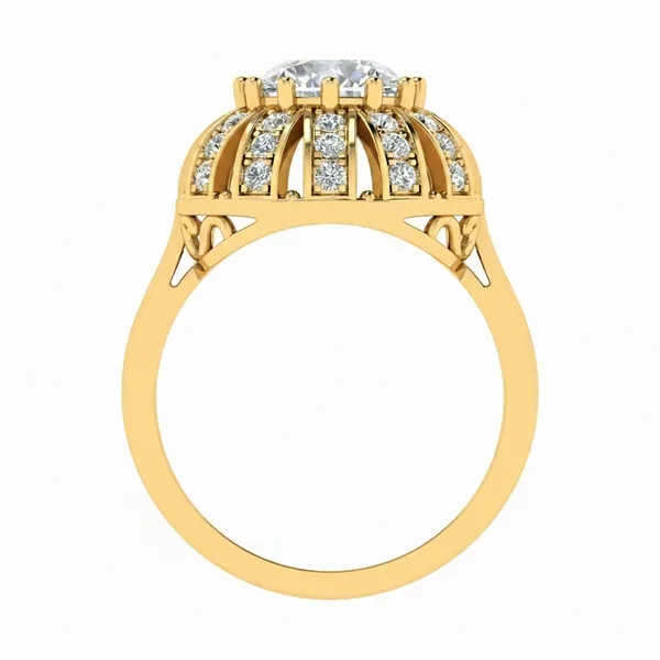 Bespoke Band Diamond Ring - View 3