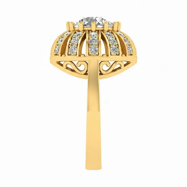 Bespoke Band Diamond Ring - View 4