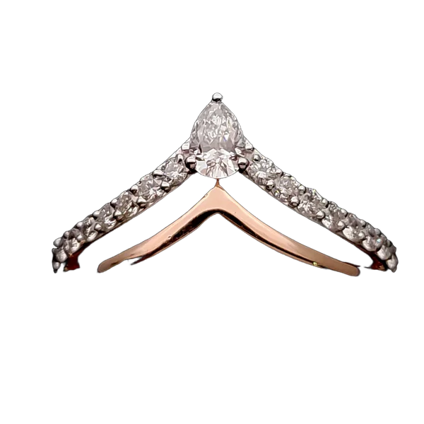 Majestic Cascade Diamond Ladies Ring - Laboratory-Grown Diamond Ladies Ring