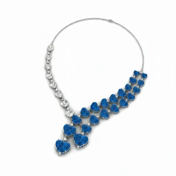 Serene Bezel Diamond Necklace - View 3