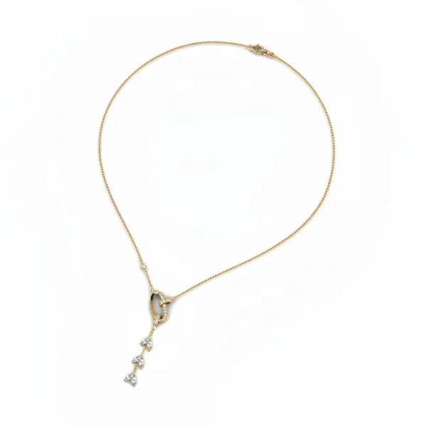 Exquisite Celestial Diamond Necklace - View 3