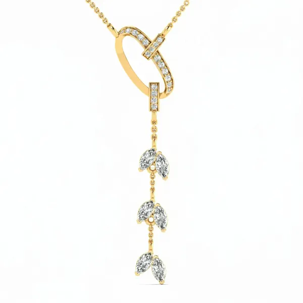 Exquisite Celestial Diamond Necklace - View 4