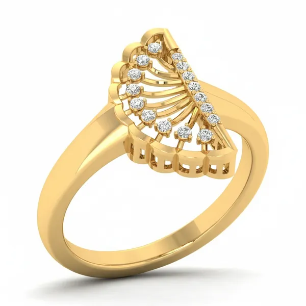 Stately Dome Diamond Ring - Laboratory-Grown Diamond Ladies Ring