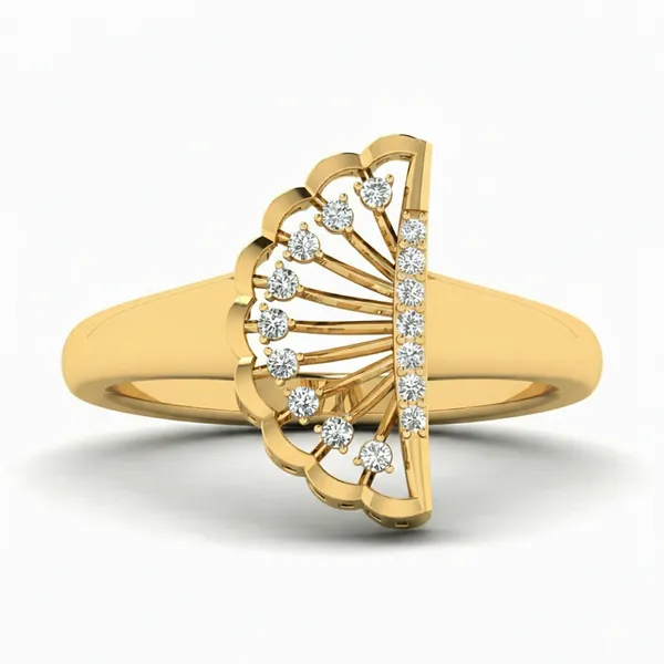 Stately Dome Diamond Ring - View 2