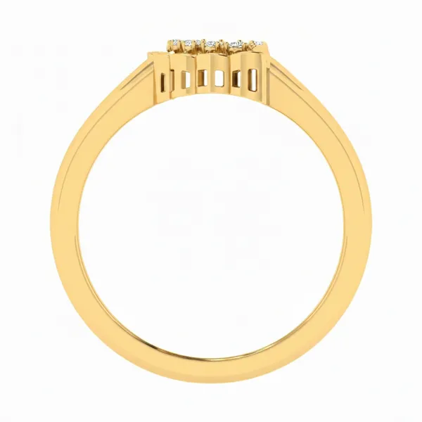 Stately Dome Diamond Ring - View 3