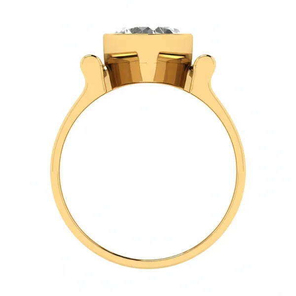 Captivating Lattice Diamond Ring - View 3