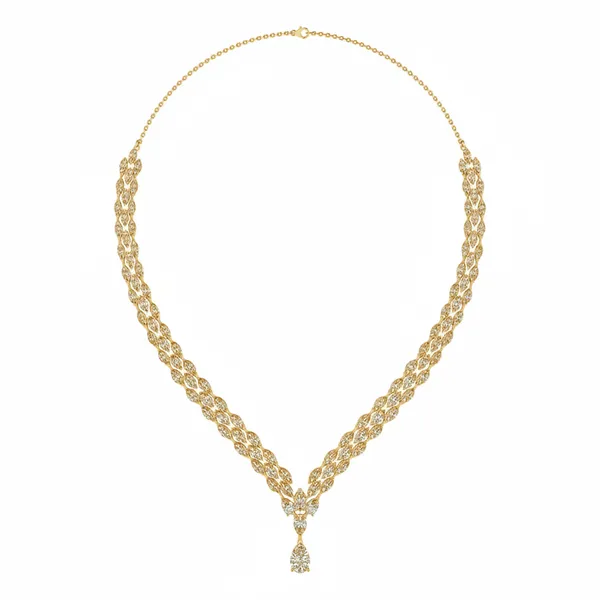 Ethereal Aurora Diamond Necklace - Laboratory-Grown Diamond Necklace
