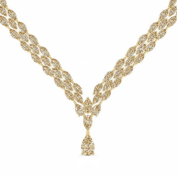 Ethereal Aurora Diamond Necklace - View 4