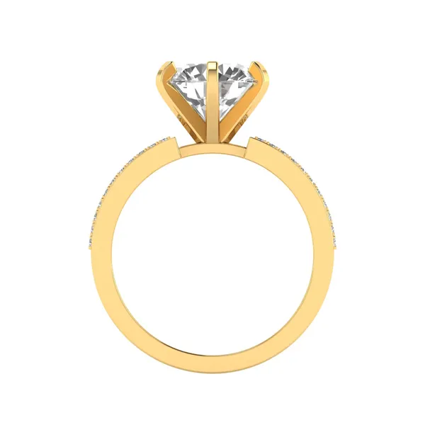 Harmonious Vintage Diamond Ring - View 3