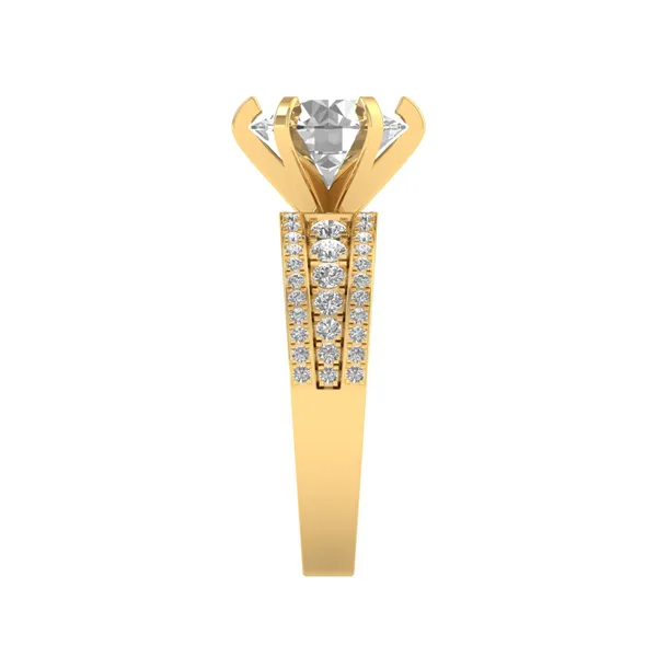 Harmonious Vintage Diamond Ring - View 4