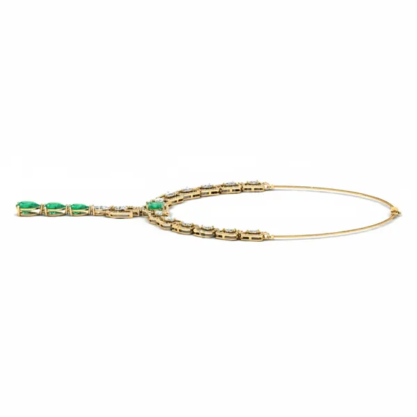 Imperial Art Deco Diamond Necklace - View 2