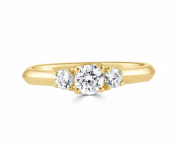 Luxurious Tiara Diamond Ring - View 2