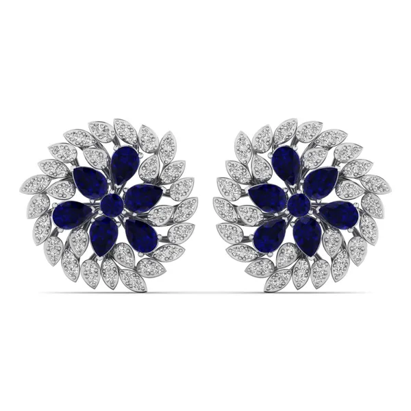 The Vesper Trellis Statement Chandelier - Laboratory-Grown Diamond Earrings