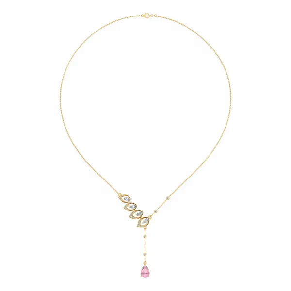 Ethereal Modern Diamond Necklace - Laboratory-Grown Diamond Necklace