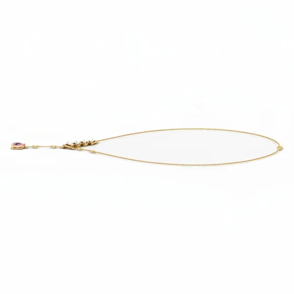 Ethereal Modern Diamond Necklace - View 2