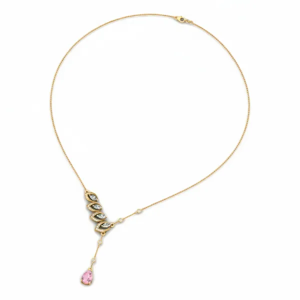 Ethereal Modern Diamond Necklace - View 3