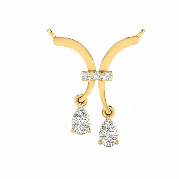 Opulent Celestial Diamond Mangalsutra - Laboratory-Grown Diamond Mangalsutra