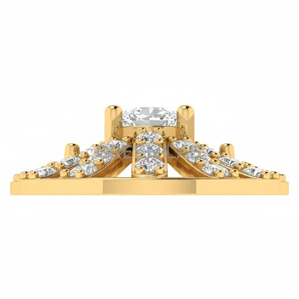 Golden Butterfly Diamond Pendant - View 4