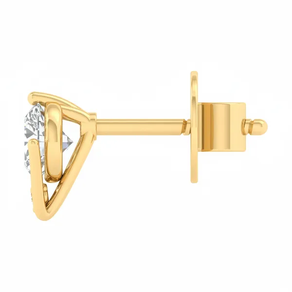 The Eglantine Bow Diamond Studs - View 3